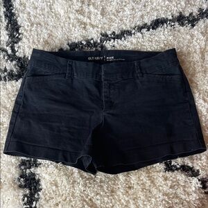 Old Navy Women's mid rise Waist Black Shorts